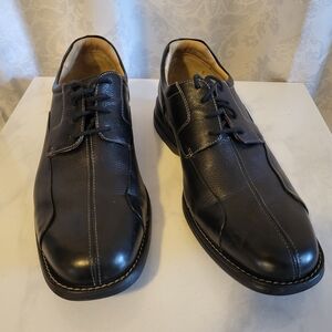 Johnston & Murphy Men's Shuler Bicycle Oxford Shoes, Size 10.5m, Black